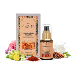 Kumkumaadi Thailam Ayurvedic Night Oil | Reduce Dark Spots & Pigmentation