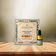 Jivantaherbal 5 ml Kumkumaadi Thailam Ayurvedic Night Oil | Reduce Dark Spots & Pigmentation