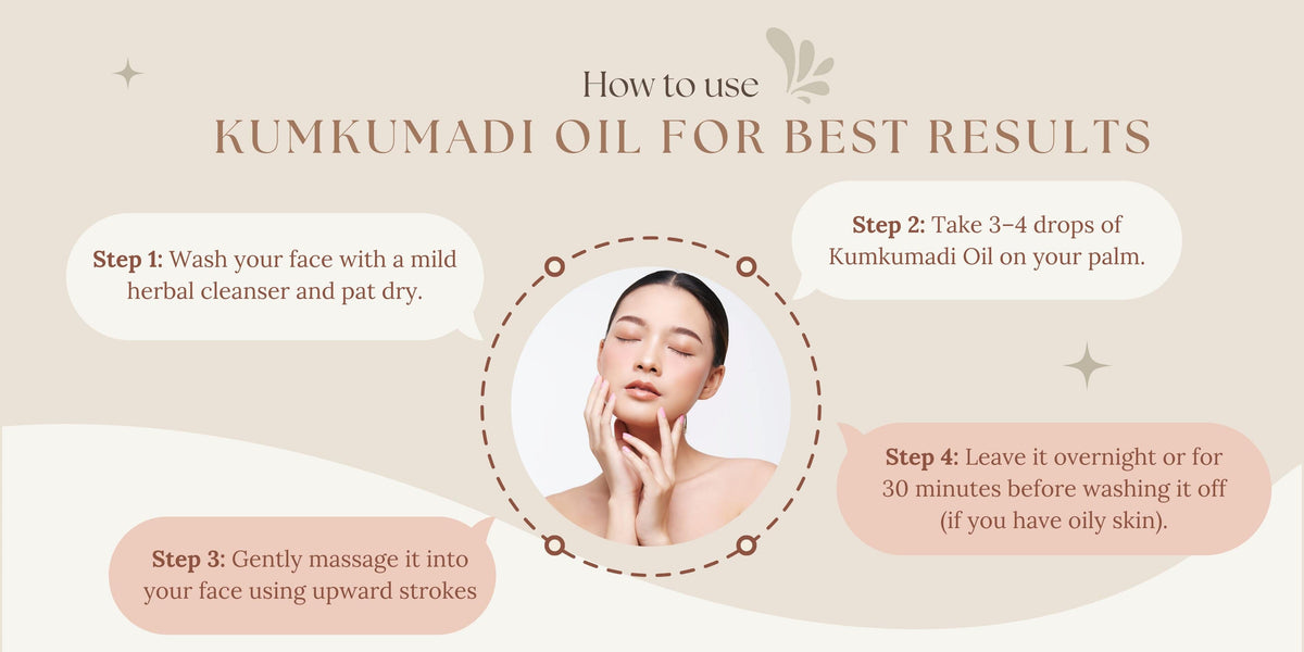 How to Use Kumkumadi Oil