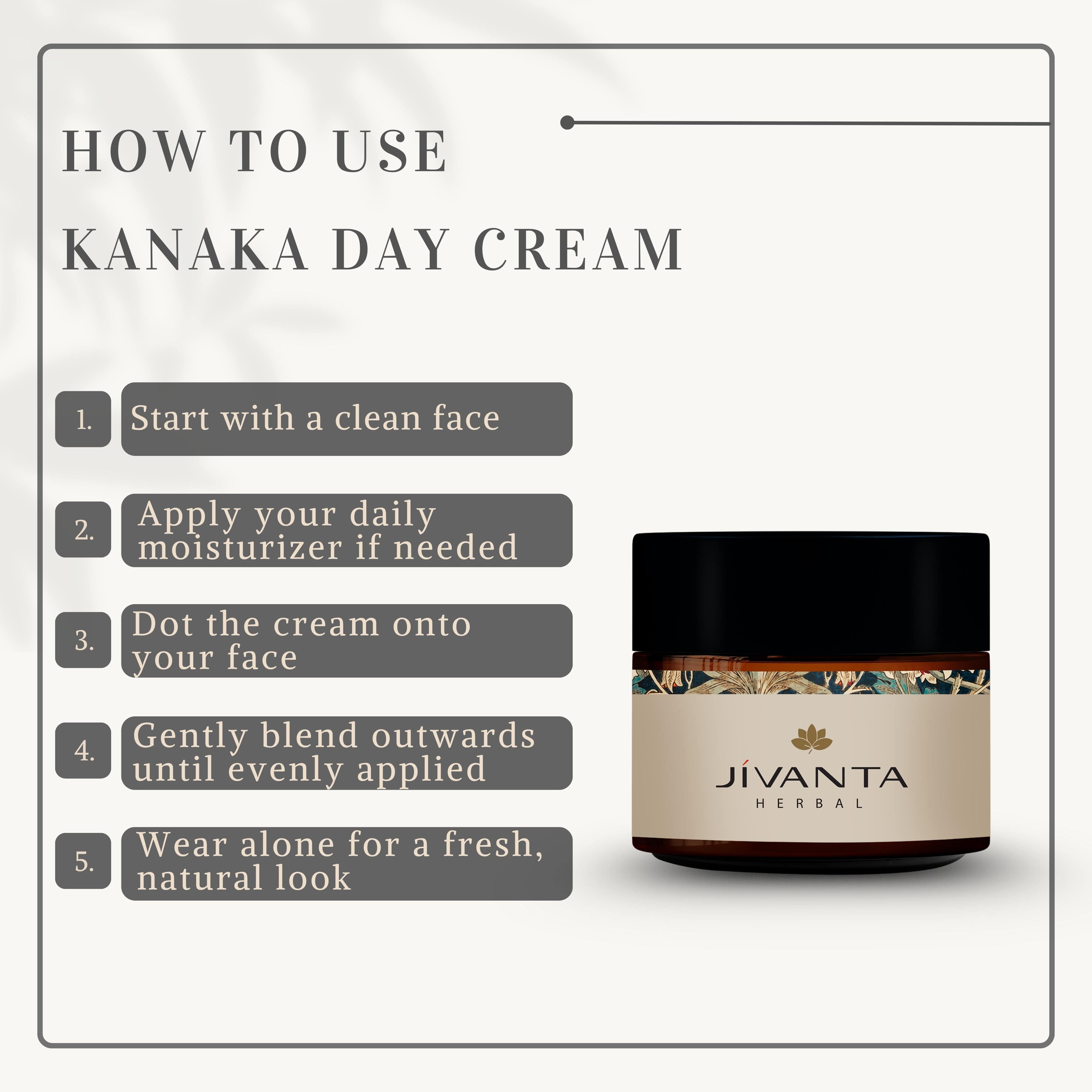 Jivantaherbal Kanaka Day and Night Cream Combo Pack